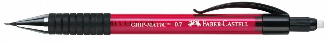 Porte-Mine GRIP MATIC Faber-Castell 0.7 mm Rouge