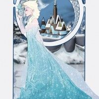 Un fanart d'Elsa de la reine des neiges façon alphonse mucha de l'artiste Emy.