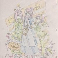 #LittleWitchAcademia #Dessin ねりけしくん crayons de couleurs #CrayonDeCouleurs #Anime