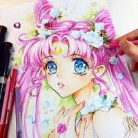 #SailorMoon Crystal #Dessin #Nashi #Manga