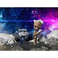 figurines Les Gardiens De La Galaxie Rocket Raccoon et Groot