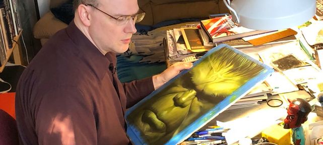 Alex Ross l’artiste qui peint les super héros de la bande dessinée