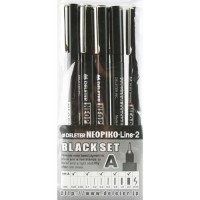 NEOPIKO LINE BLACK SET A