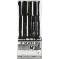 NEOPIKO LINE BLACK SET B
