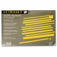  Layout LETRASET A3 80 feuilles 60g/m2 