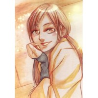 Croquis: dessin aux crayons aquarels