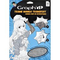 Trame Graph It Transfert A4 - Textile