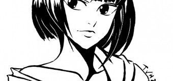 Portrait avec le Pentel Pocket Brush