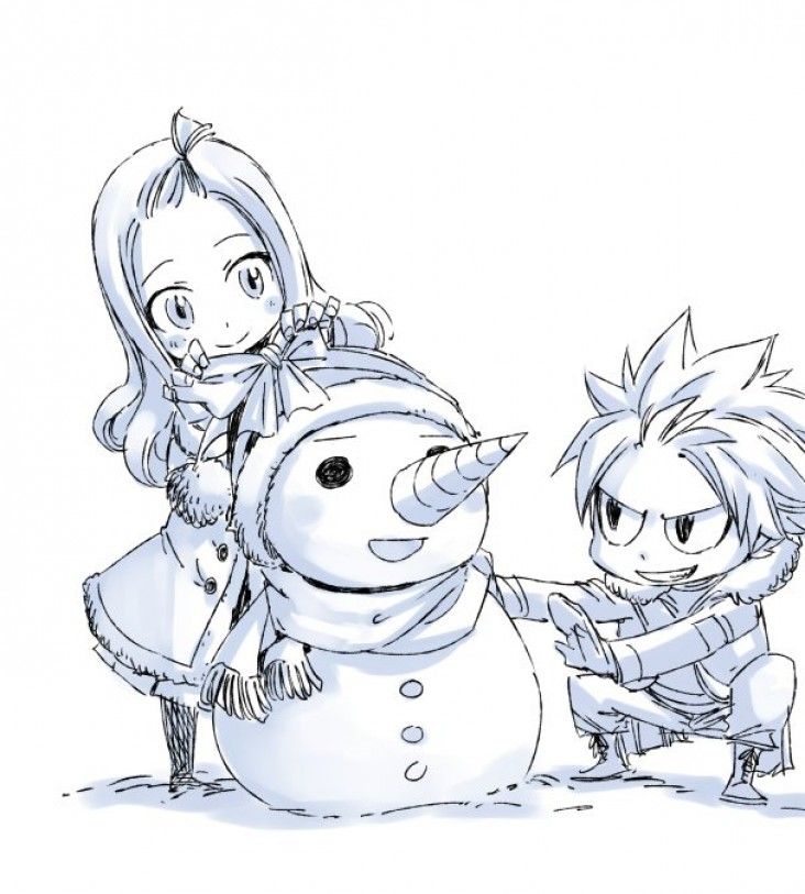 Dessins Noël De Hiro Mashima Le Mangaka De Fairy Tail