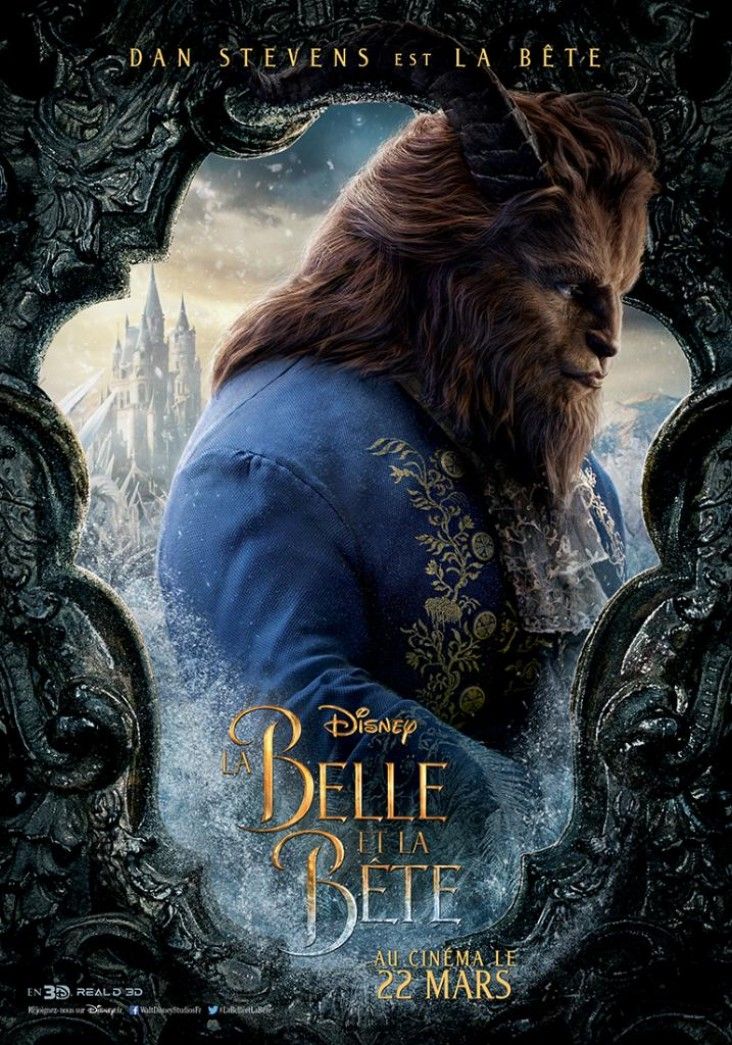 La Belle Et La Bête (2017) : Découvrez les affiches personnages du film