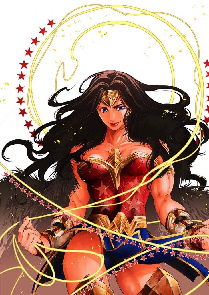 Wonder Woman Dessinée Par Des Grands Noms Japonais Manga