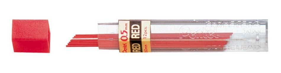 PENTEL Mines Rouges 0,5 mm