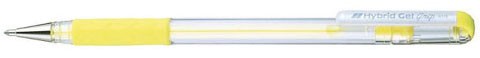 Pentel Hybrid Gel Grip Pastel - Jaune