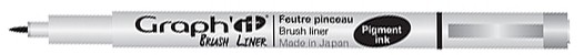 Graph It Brush Liner Black