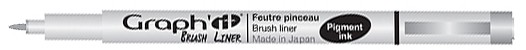 Graph It Brush Liner Medium Grey