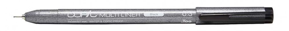 Copic Multiliner noir 0.3 mm