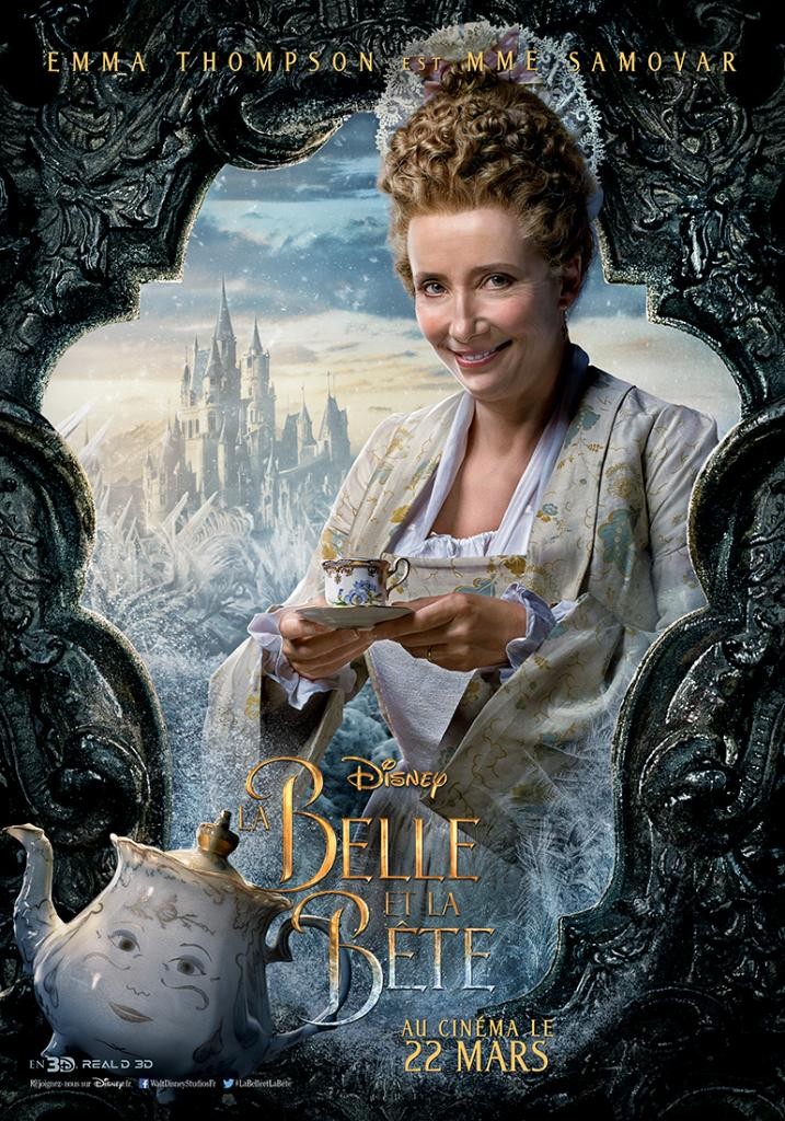 La Belle Et La Bête (2017) : Découvrez les affiches personnages du film