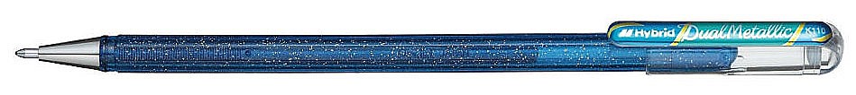 Pentel Hybrid Dual Metallic Bleu et Vert Métallique