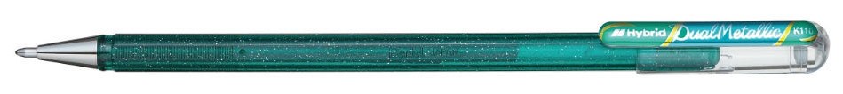 Pentel Hybrid Dual Metallic Vert et Bleu Métallique