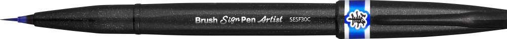 Pentel Brush Sign Pen Artist Ultra Fin Bleu