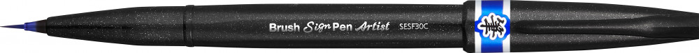 Pentel Brush Sign Pen Artist Ultra Fin Bleu