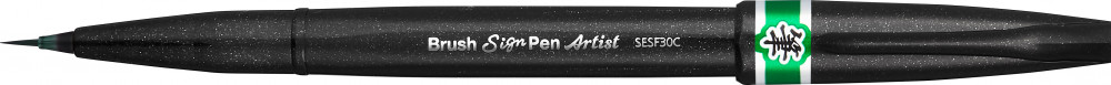 Pentel Brush Sign Pen Artist Ultra Fin Vert