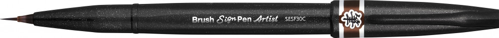 Pentel Brush Sign Pen Artist Ultra Fin Marron