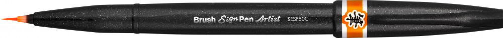 Pentel Brush Sign Pen Artist Ultra Fin Orange