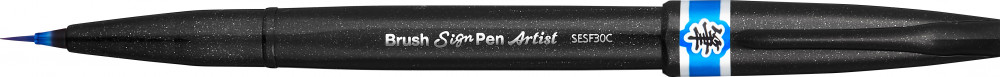Pentel Brush Sign Pen Artist Ultra Fin Bleu Ciel