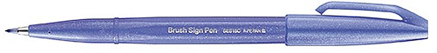 Pentel Sign Pen Brush Indigo