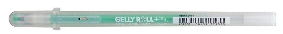 GELLY ROLL Vert Citron Pailleté