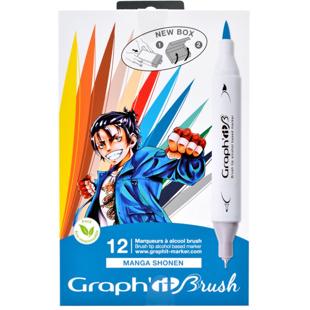 Set 12 Graph It Brush et Extra-Fine - People - fiche produit sur