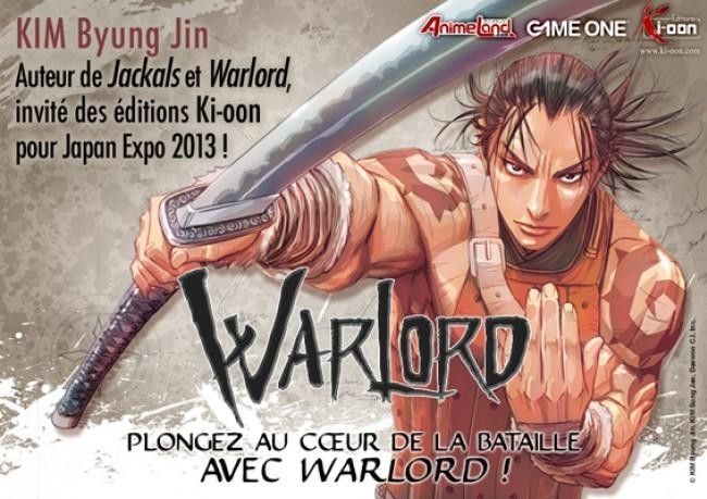 Ki-oon annonce l'auteur de Warlord à Japan Expo! Ca dégaine vite cette année.