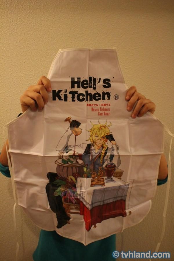 Le Kit Presse de Hell's Kitchen contient un tablier de tout beauté de la série!! #kana #JapanExpo