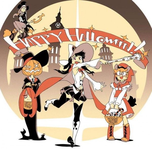 Dessin de Little Witch Academia spécial Halloween