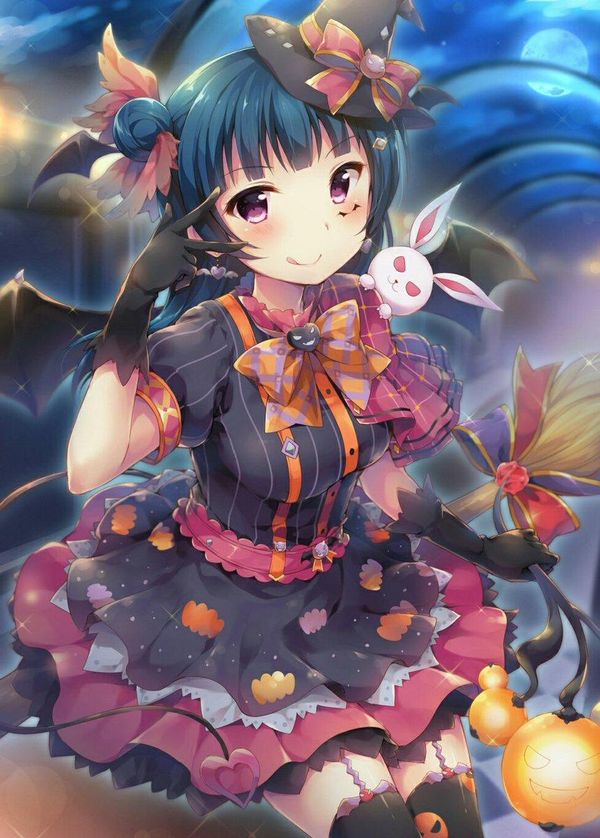 Halloween Fille Sorcière Dessin Haduki456 Manga Tvhland