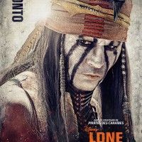 #LoneRanger Affiche du film avec le héros TONTO incarné par Johnny Deep