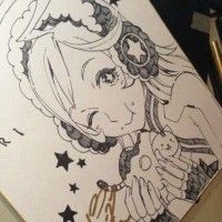 Un joli shikishi de Yusuke Kozaki. Il sera l'invité d'honneur à Japan Expo USA #JapanExpoUS