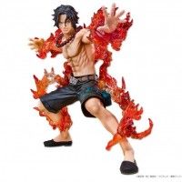 Superbe figurine de Ace tout enflammé (One Piece)