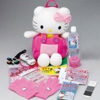 Il existe une version ''Hello kitty!''.  Ce type de produit nous rappelle que le japon est une zone séismique très actif!