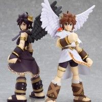 Figurines Pit héros de Kid Icarus (Nintendo 3DS) et Dark Pit par Max Factory.