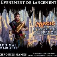 Evènement de lancement Magic: The Gathering Le Labyrinthe du Dragon
Venez découvrir les nouvelles cartes de l'extension Magic: The Gather... [lire la suite]