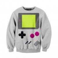 Offrez ce sweat à votre homme, il deviendra votre gameboy préféré.