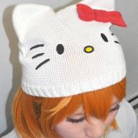 Bonnet Hello Kitty pour les frileux de la tête