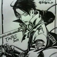 Levi dans l'Attaque des Titans de THORES Shibamoto