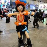 Ace, le frère de Luffy en sculpture de ballons