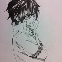 Sublime dessin de Grey par Hiro Mashima (Fairy Tail). Remarquez qu'il y a uniquement les lines avec quasiment pas d'ombrages et pourtant ca ... [lire la suite]