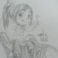 Fanart de Vanellope von Schweetz de ''Les Mondes de Ralph''