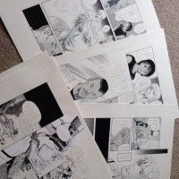 Planches du mangaka Akiko Monden