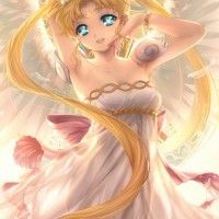 Illustration de Pincesse Serenity (Sailor Moon) par Kaze-hime